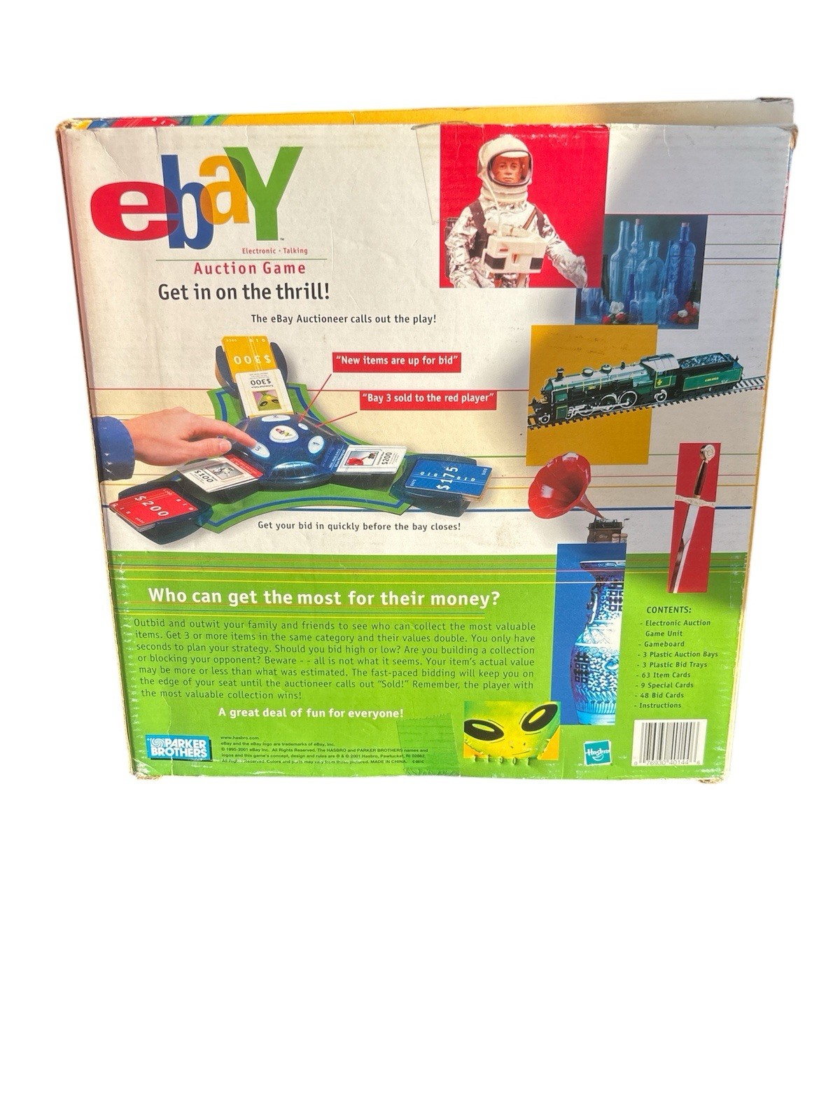 EBAY Electronic Talking Auction Board Game Hasbro Parker Bros. Vintage Used