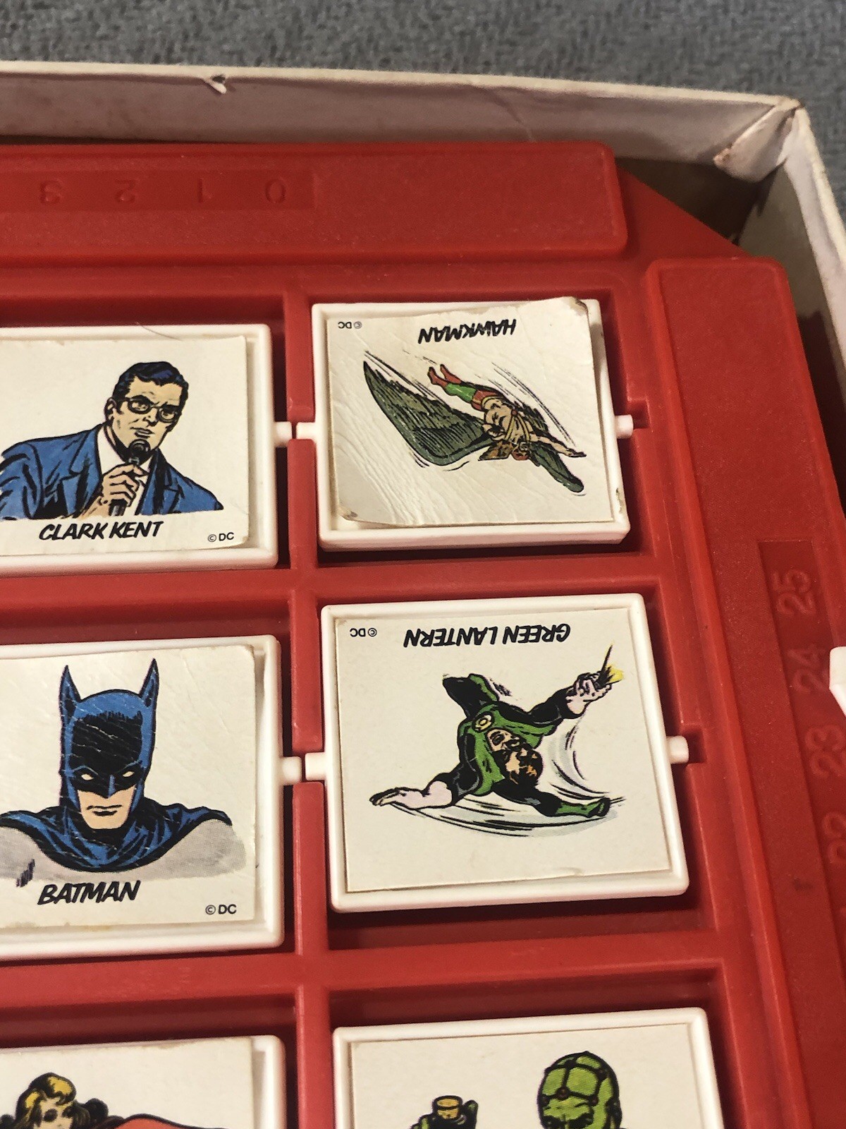 VTG SUPERMAN Match II Board Game 1979 IDEAL Toys DC Comics Wonder Woman Batman