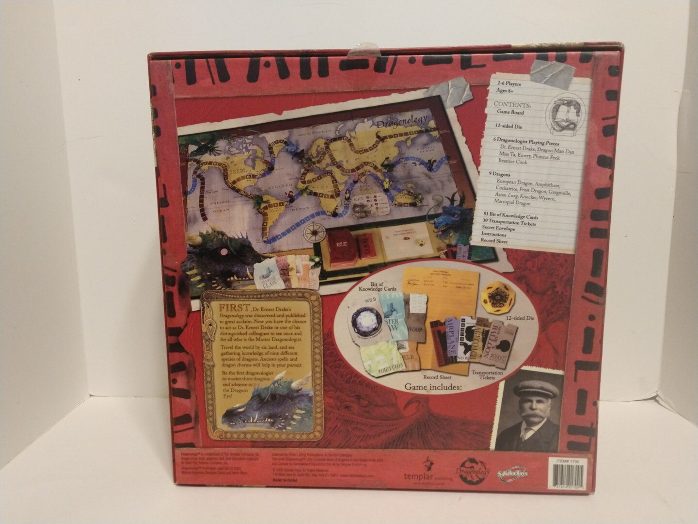 Sababa Toys ~ DRAGONOLOGY The Board Game ~ Fantasy Master Dragons Game ~Complete