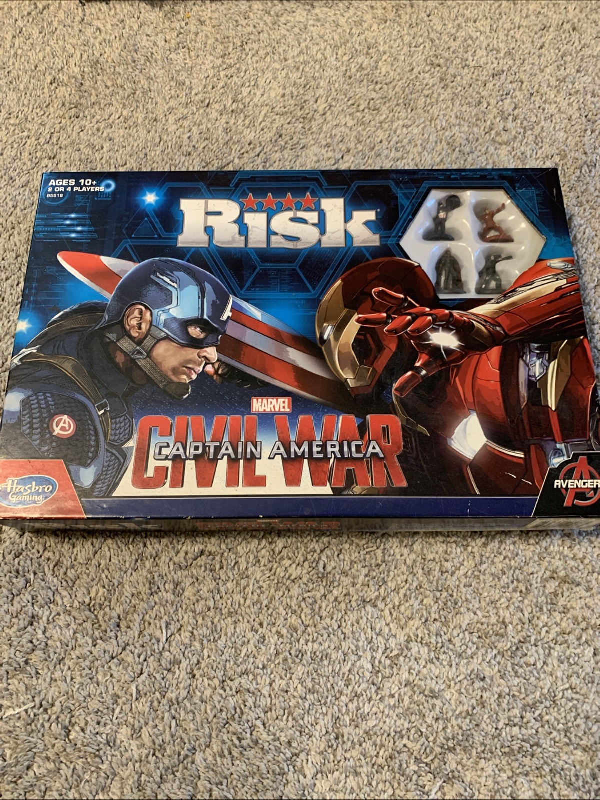 Risk Captain America Civil War Board Game Marvel Hasbro Avengers 2016