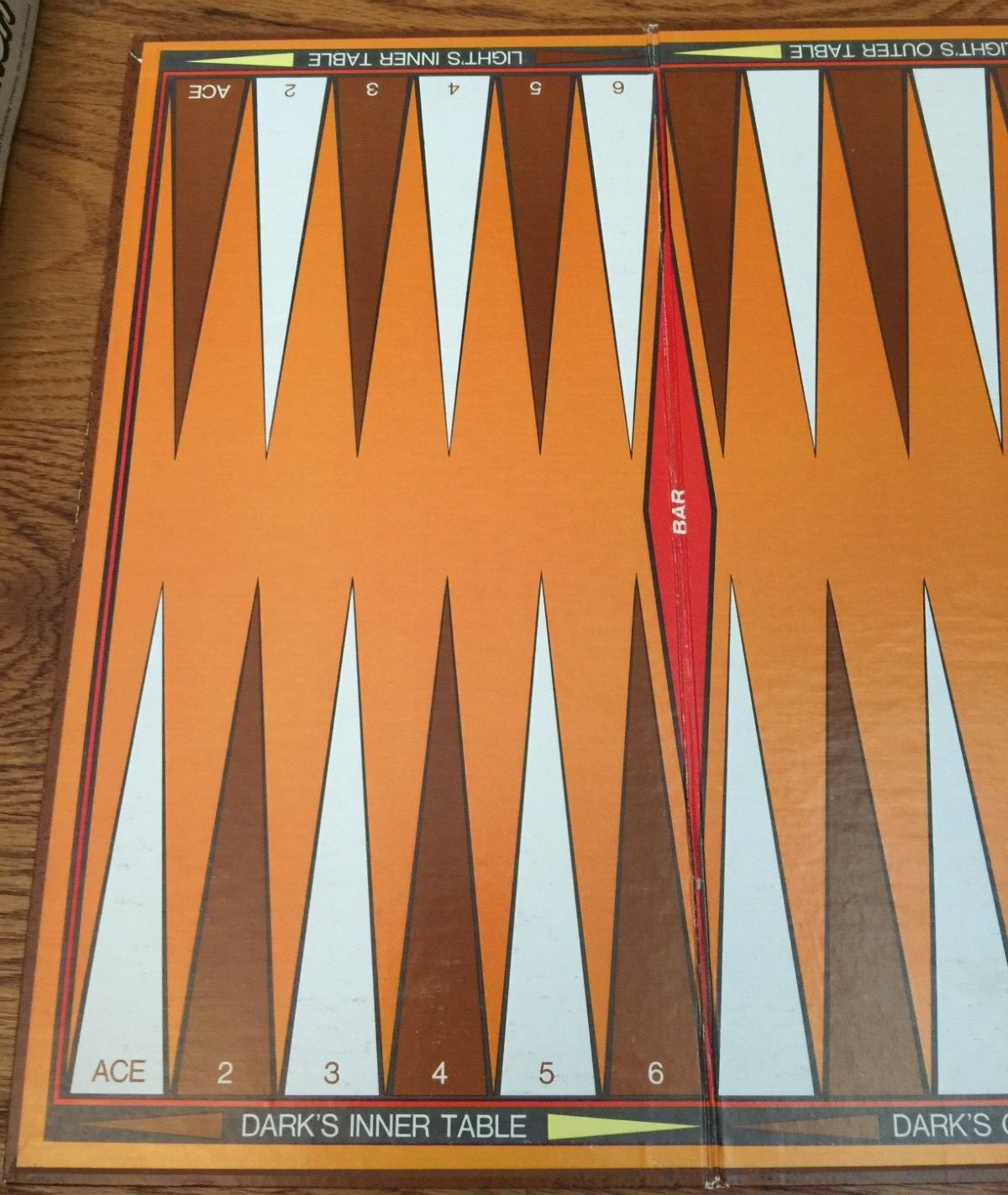 VINTAGE 1973 WESTERN PUBLISHING WHITMAN BACKGAMMON GAME 4832 COMPLETE MADE USA