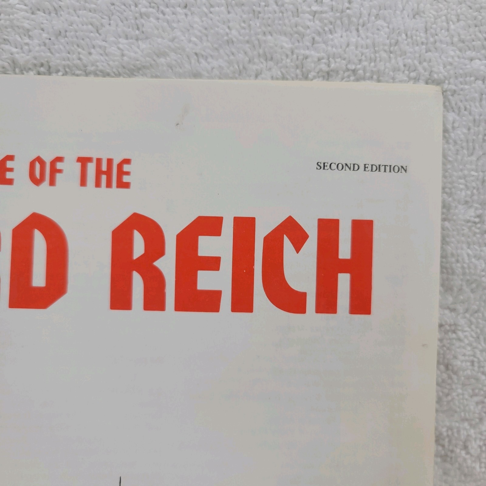 Rise & Decline Third Reich Vtg Game Parts Instruction Manual Only Very Good