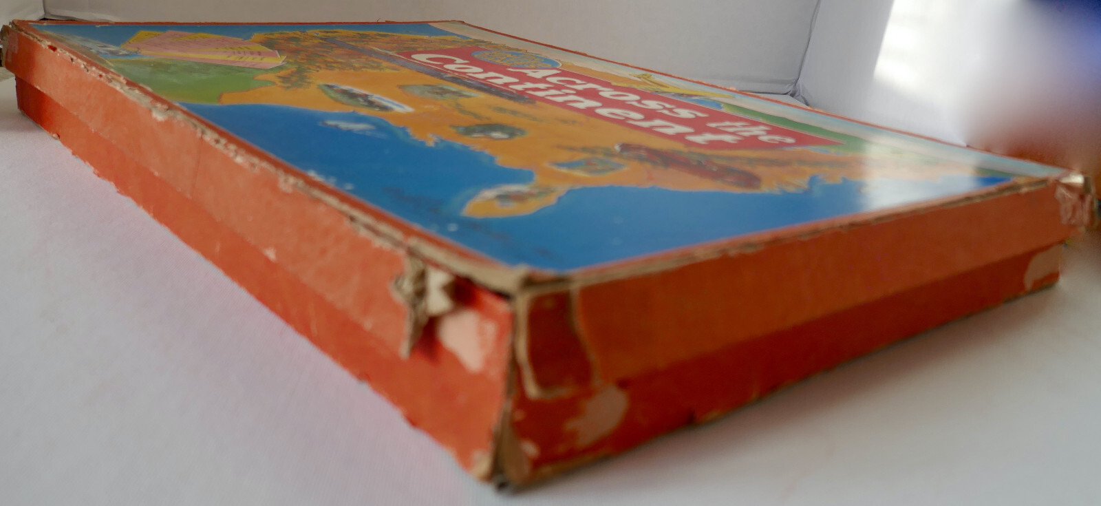 1940s WWII-Era Board Game ACROSS THE CONTINENT Non-Metal (Composition) Trains