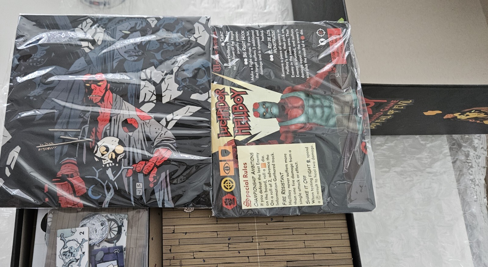 Hellboy Board Game Box Full of Evil Expansion Kickstarter