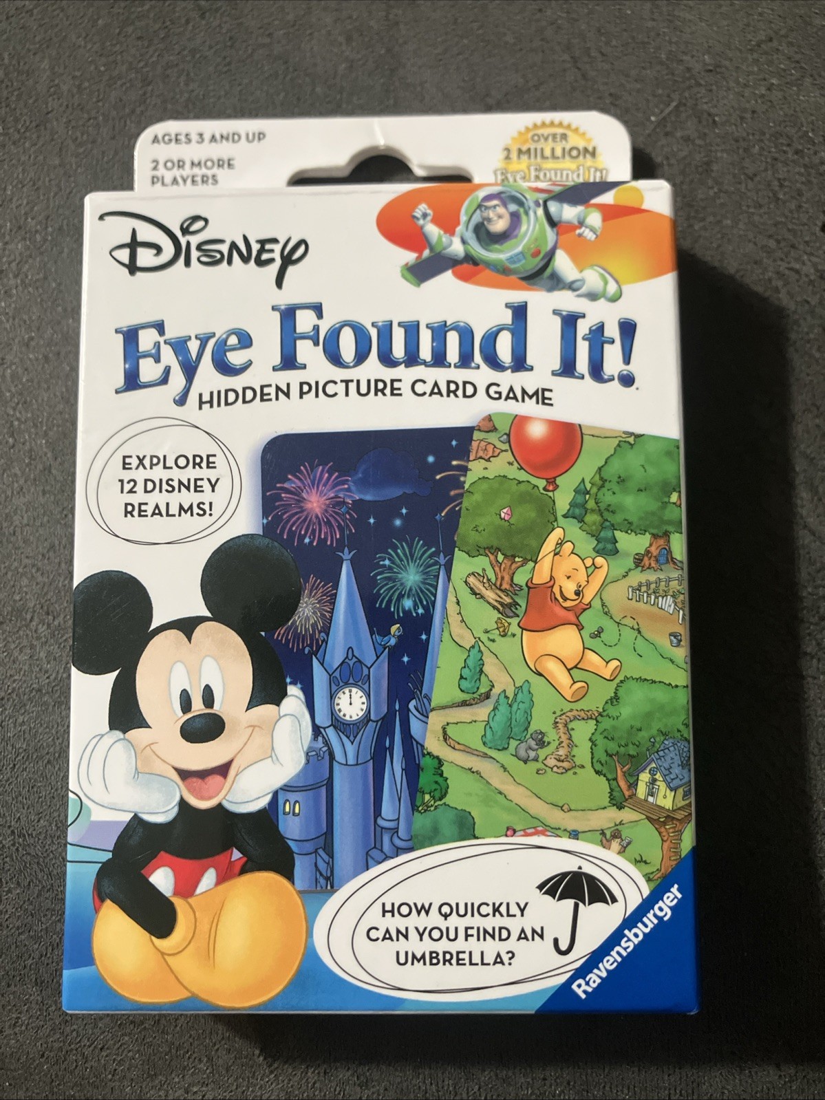 DISNEY EYE FOUND IT! HIDDEN PICTURE CARD GAME 2018 RAVENSBURGER & DISNEY PIXAR