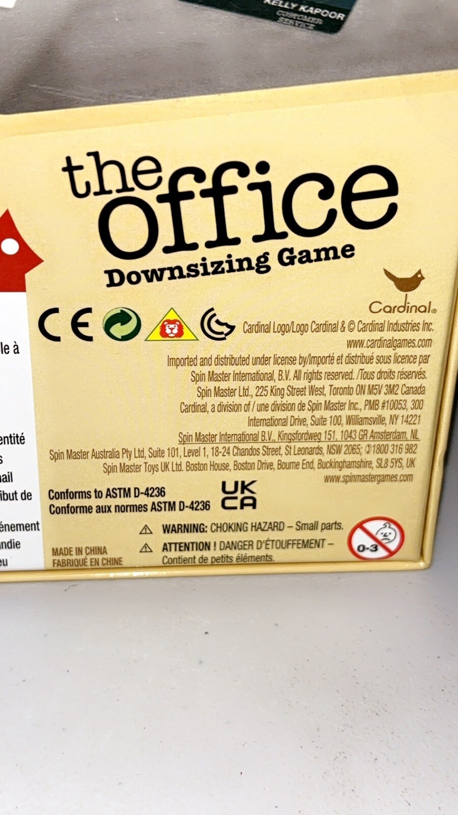 2019 Spin Master Games The Office TV Show, Downsizing Game – Brand New Sealed