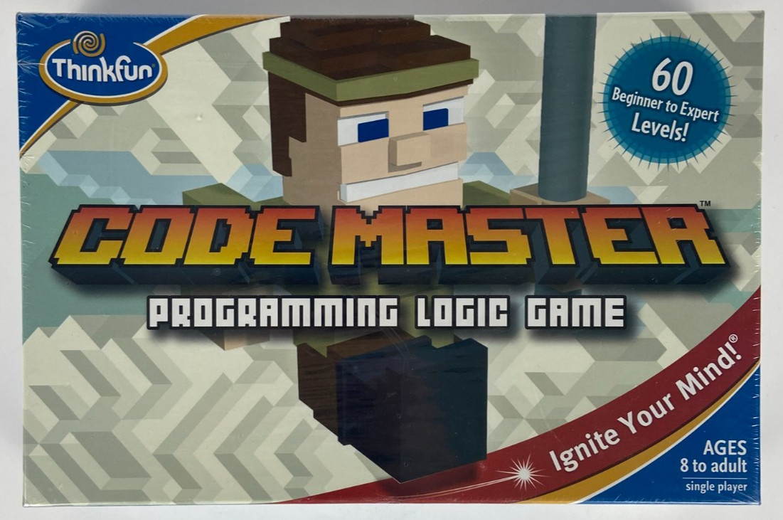 CODE MASTER Game PROGRAMMING LOGIC Problem Solving STEM Ages 8+ 1-Player SEALED