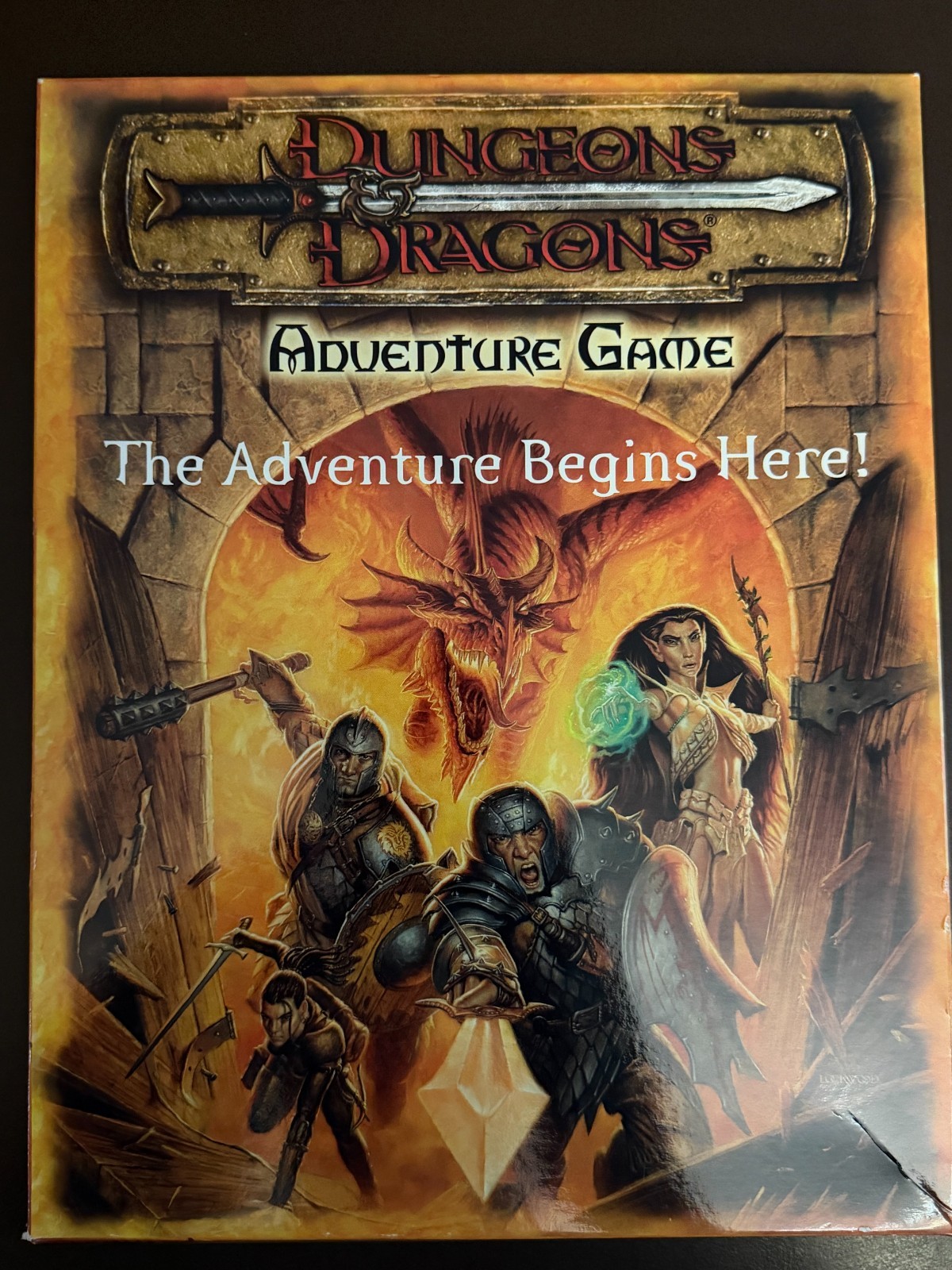 D&D Adventure Game Box Set. Pristine Components. Clean and Unpunched. 6 Dice.