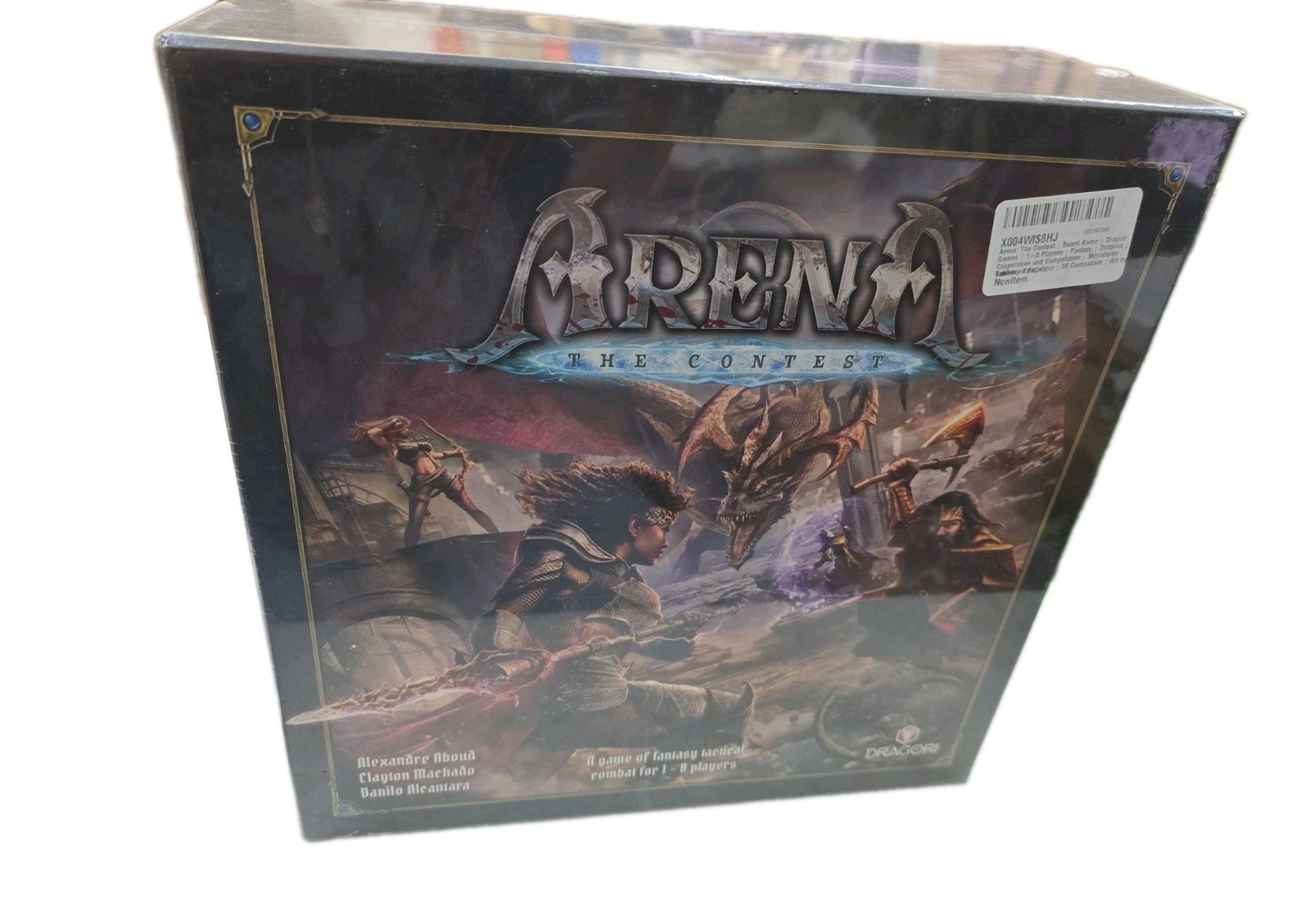 Arena The Contest Board Game Factory Sealed New Dragori Games 1-8 Players SEALED