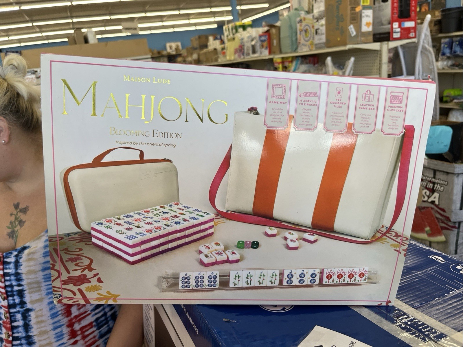 Maison Lude Deluxe Acrylic Mahjong Starter Set (Cirquejong Edition)
