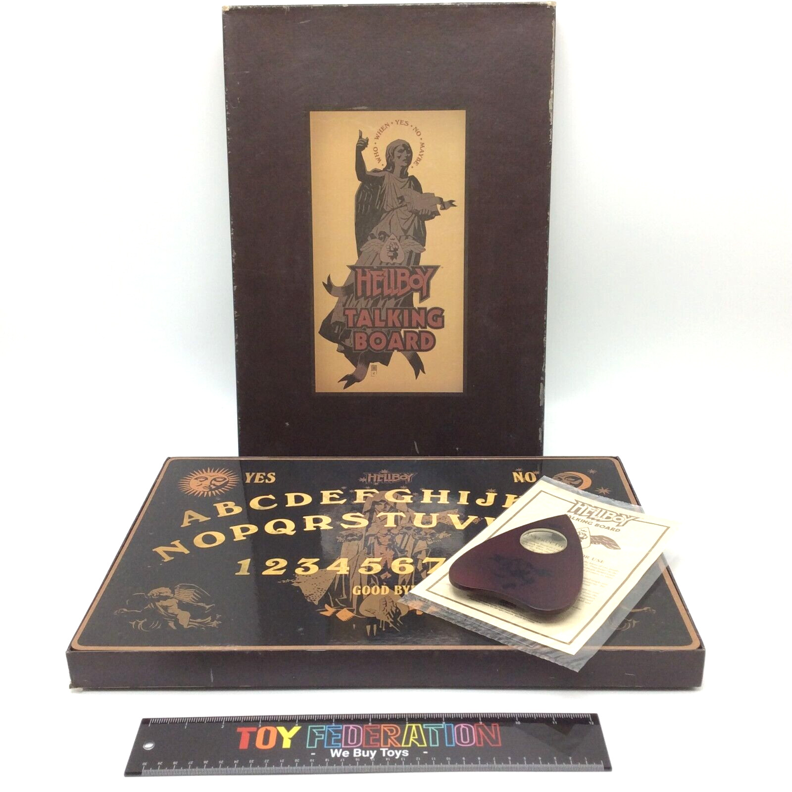Darkhorse Deluxe HELLBOY TALKING BOARD 2004 Box Shows Wear – See Photos (Ouija)