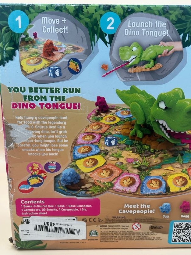 Snack-O-Saurus Rex, Interactive Dinosaur Toy For Kids, Board Games For Family