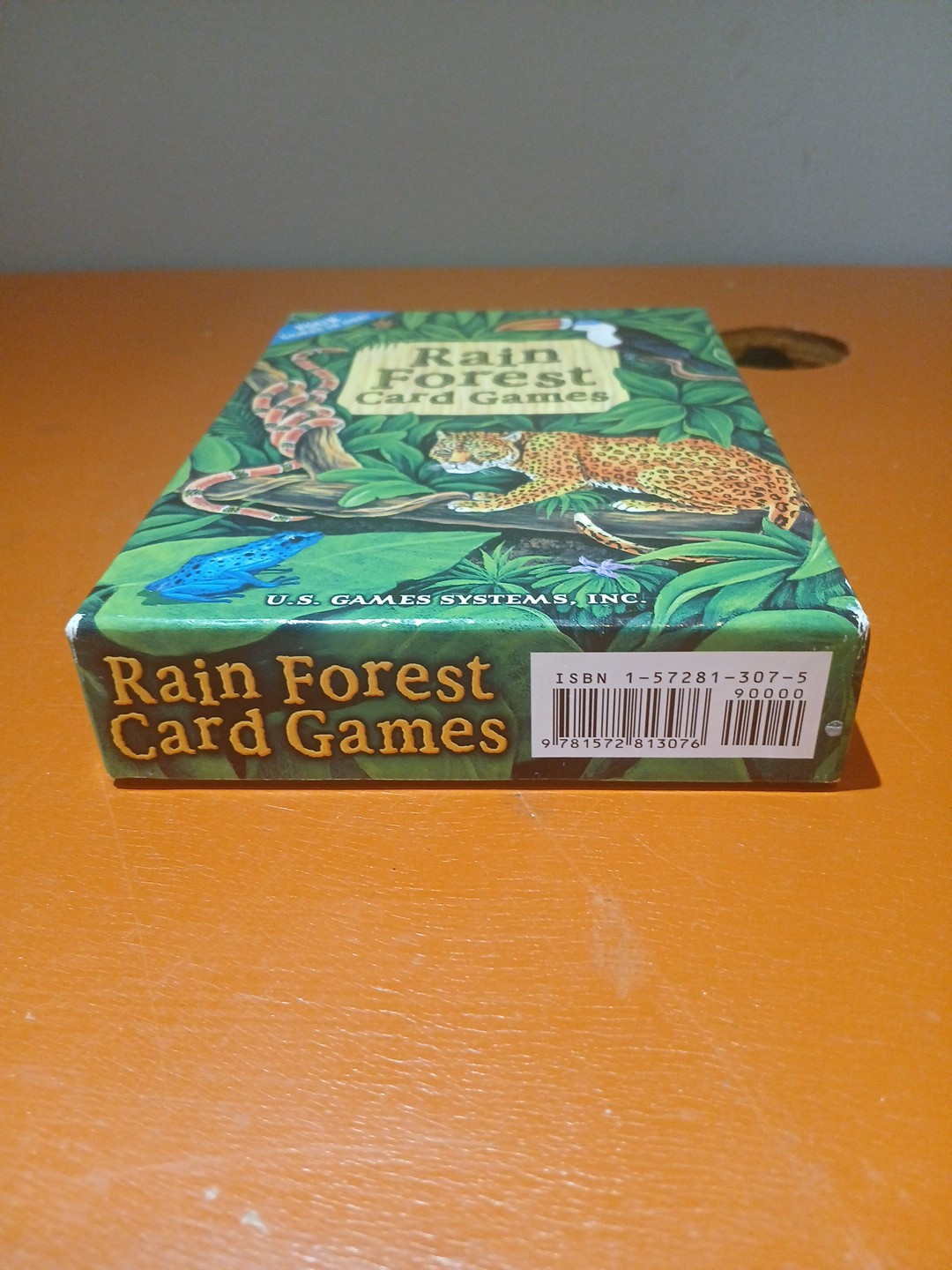 Rain Forest Card Games Four Games in One New Open Box U.S. Games System Inc UU