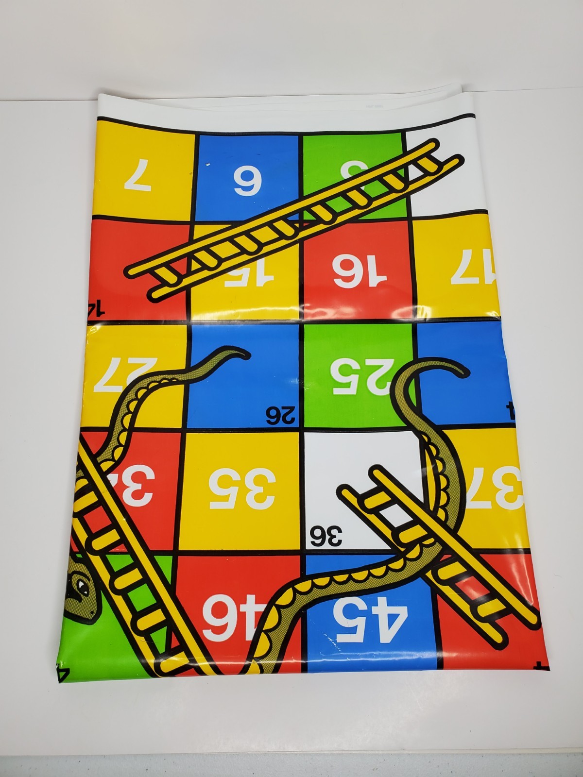 Spears Games Vintage Giant Snakes & Ladders 1984 Giant Floor Size Mat 3′ X 3′