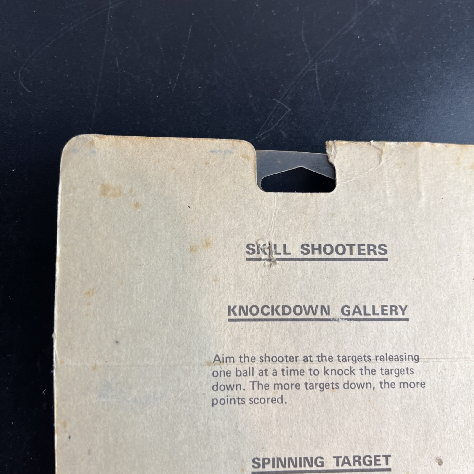 VTG Legend Of Zelda Skill Shooter On Original Card 1988 Toy Skill Game Largo
