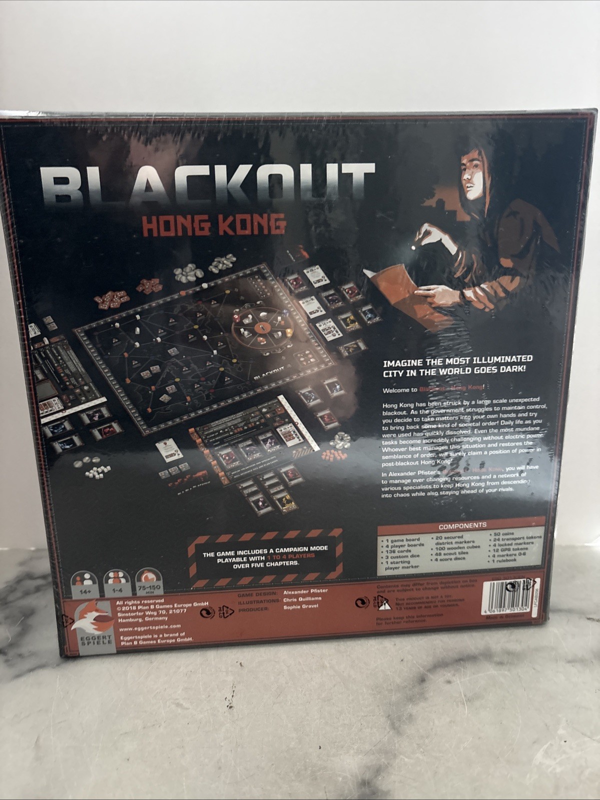 Blackout: Hong Kong Board Game Eggertspiele Strategy Eurogame – Brand New Sealed