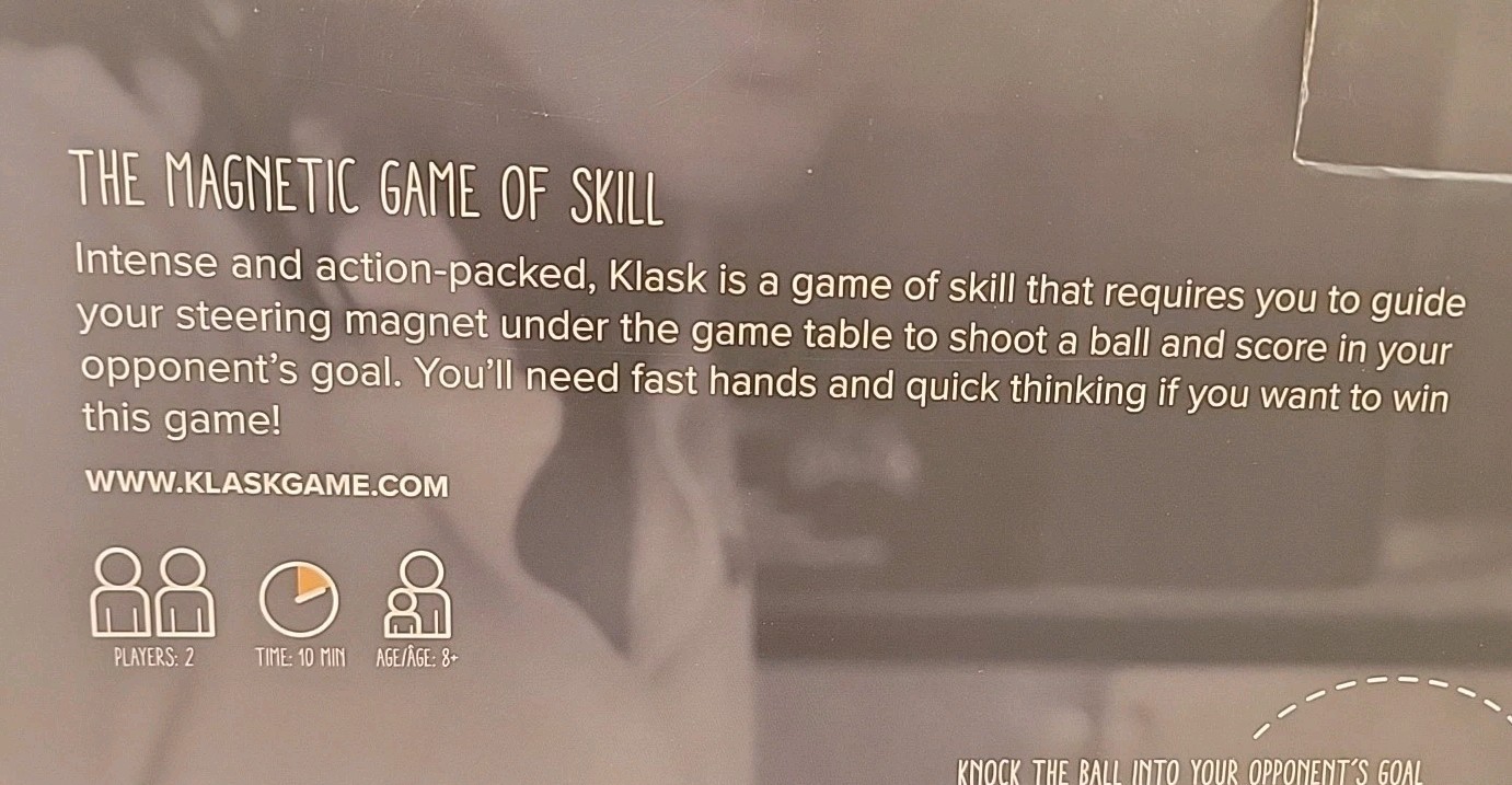 NEW Klask: The Magnetic Game of Skill from Buffalo Games NIB
