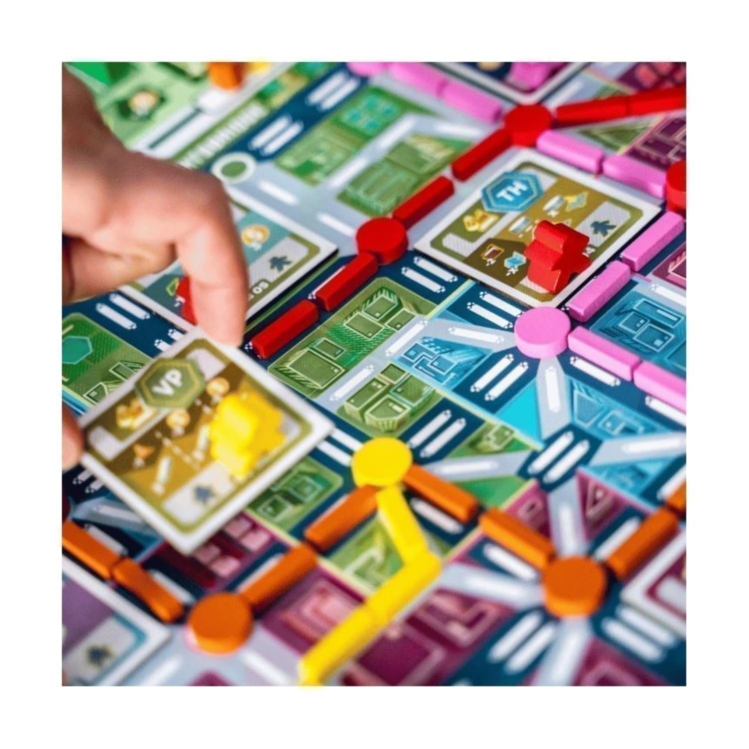 Inside Up Games: Terminus – City Subway Line Building Board Game, Resource Manag