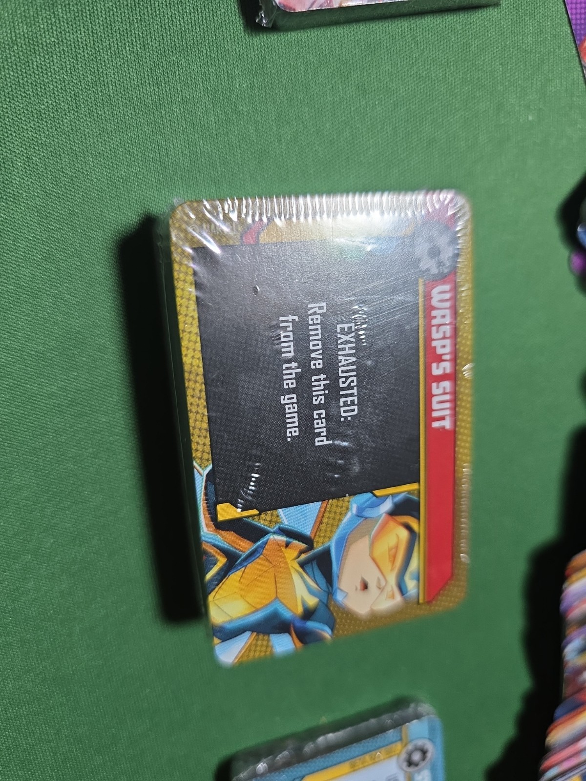 Marvel United EQUIPMENT CARDS – Multiple Versions In Shrink & Loose