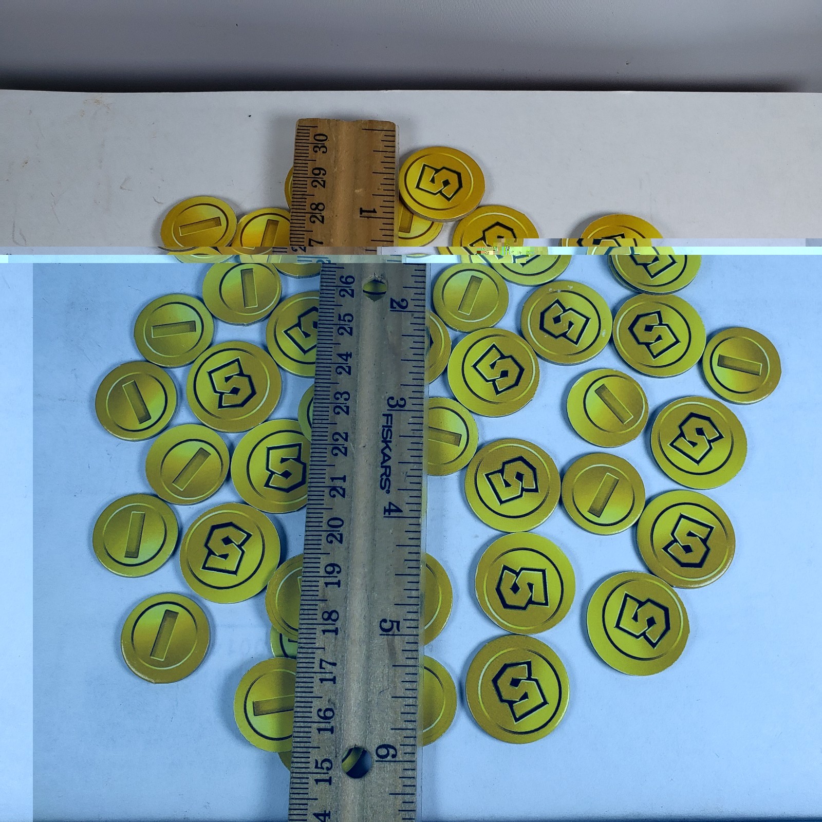 40 Monopoly Gamer Mario Kart & Mario Movie Replacement Game Pieces 20-$1 20-$5
