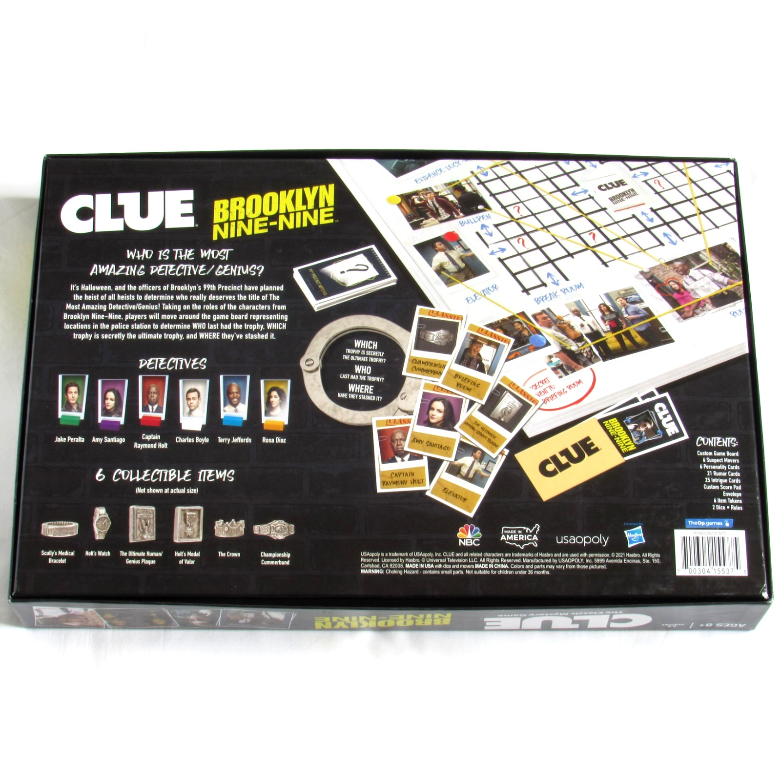 Clue Brooklyn Nine-Nine Board Game 100% Complete 2021