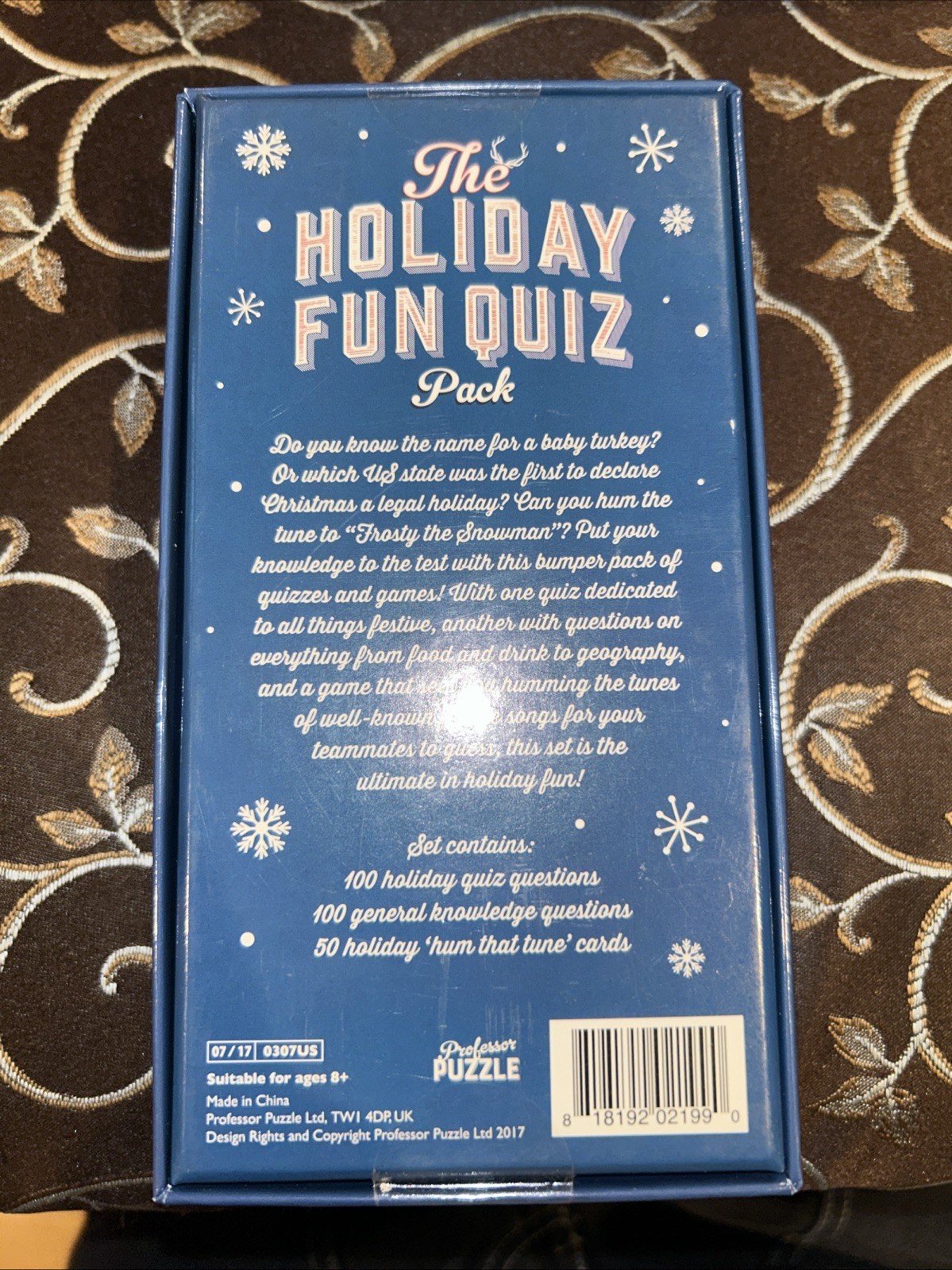 Miscellaneous Board And Card Games: Euchre, Morphology, PDQ