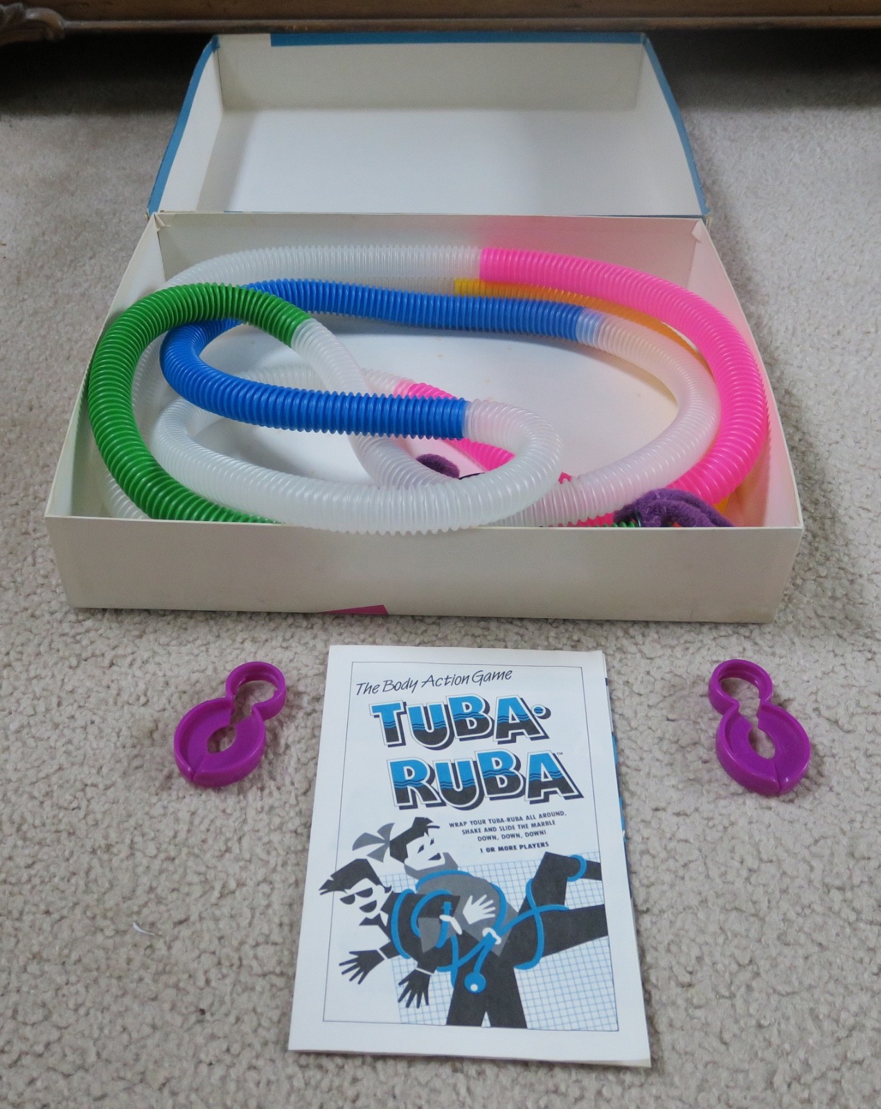 Tuba Ruba – The Body Action Game by Milton Bradley • 1987 • COMPLETE w/ box