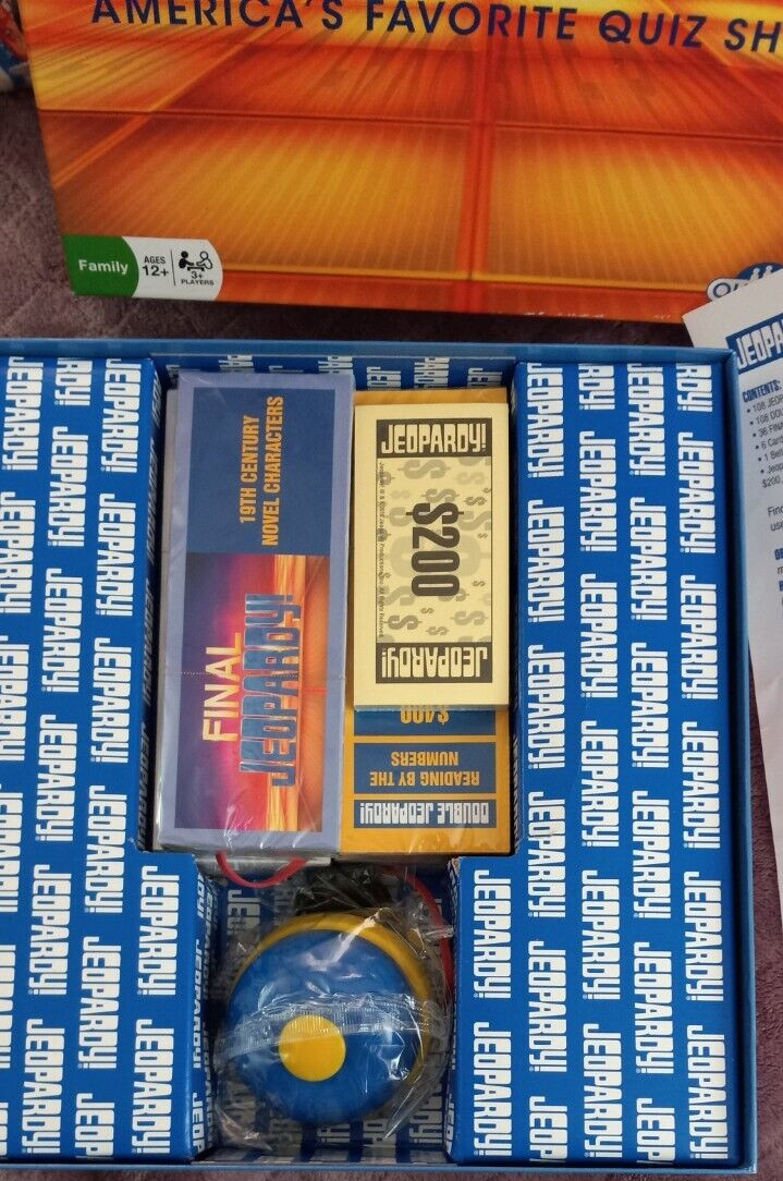 Jeopardy Deluxe Edition TV Quiz Show Board Game By Outset 2016 Family Game Night
