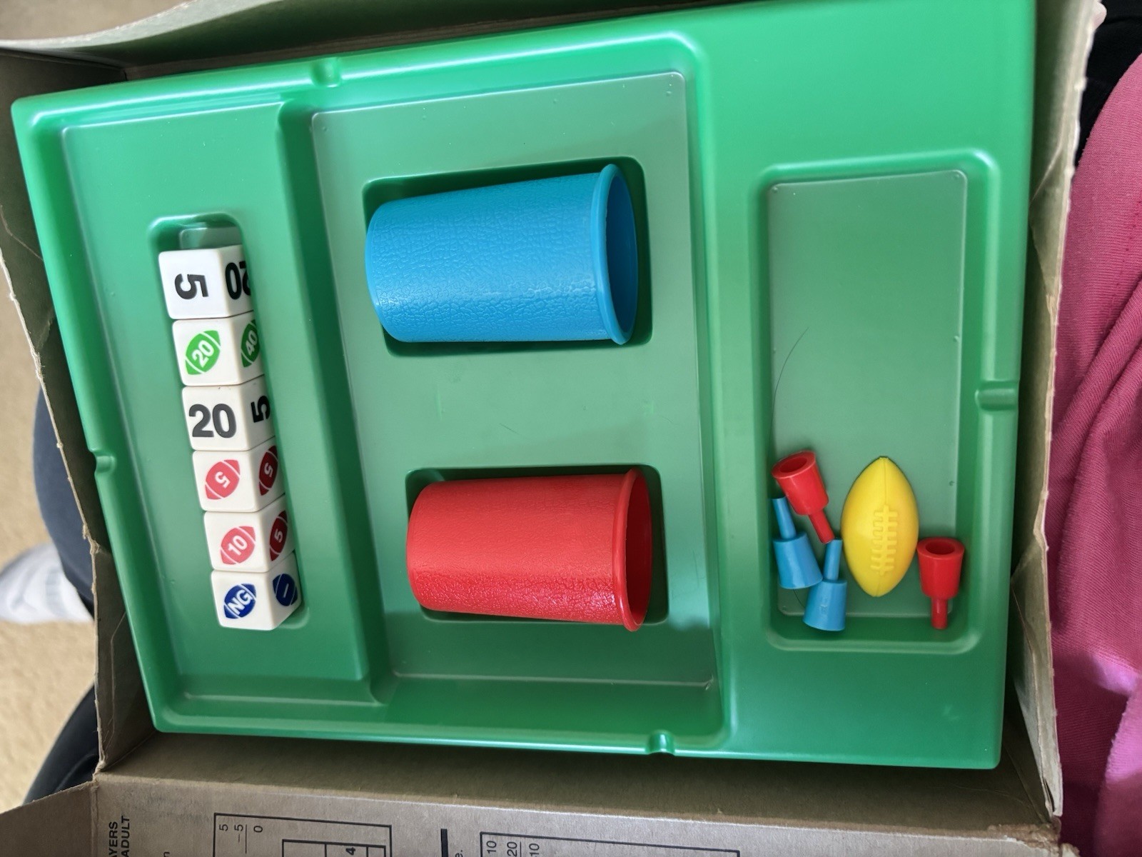 Vintage Half-Time Football Game – Lakside – Sports Dice Game
