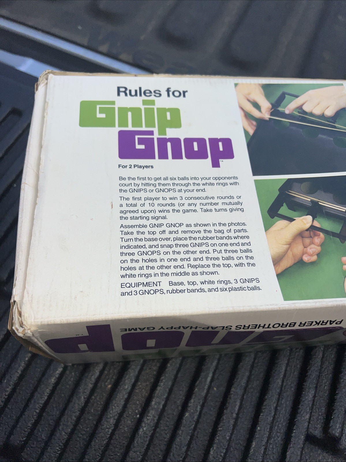 Gnip Gnop Parker Bros Game Complete with Box w/ All 6 Balls – 1971 READ!