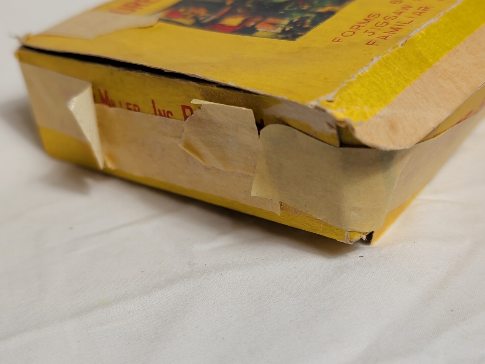 Chadwick-Miller Picture Building Blocks forms 6 pictures in box #E159 Hong Kong