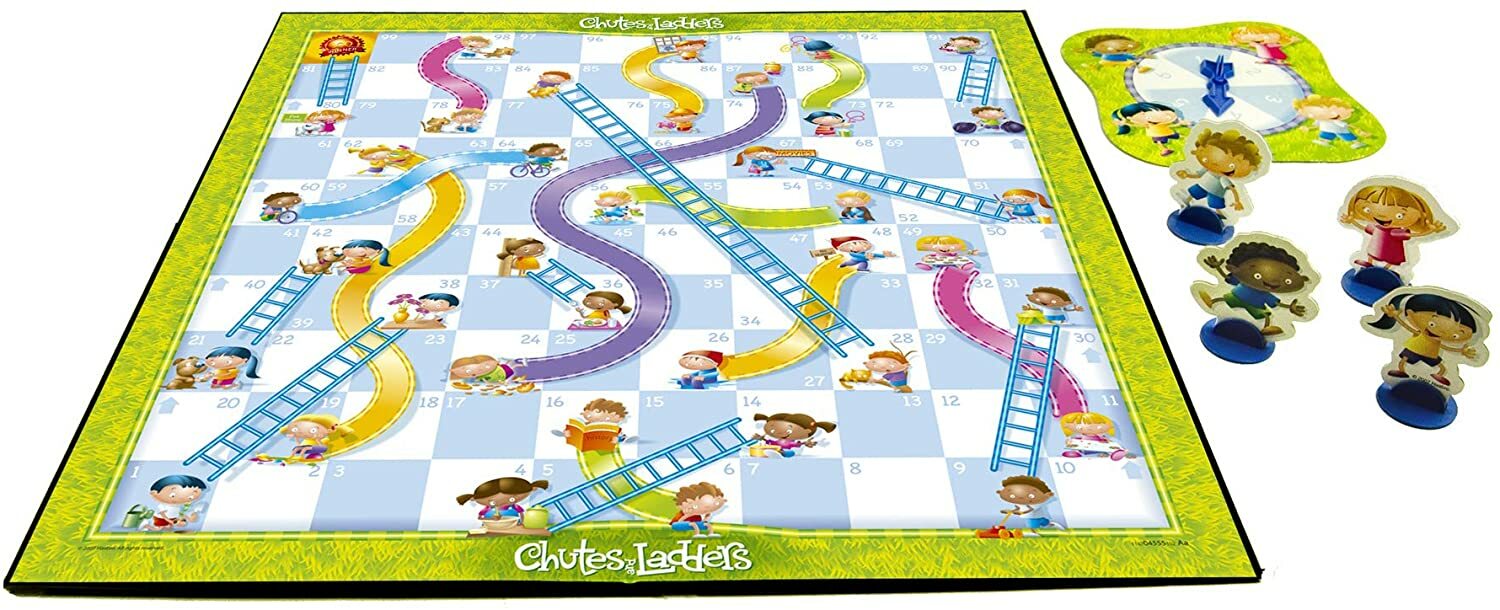 Chutes and Ladders Board Game HASBRO 2-4 Player Kids Age 3-7 Years NEW Sealed
