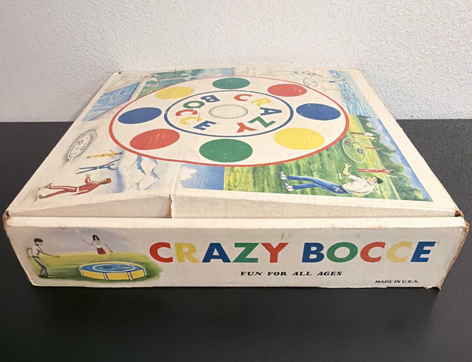 Vintage CRAZY BOCCE Rare 1986 Complete Game Original Box USA HTF All Ages