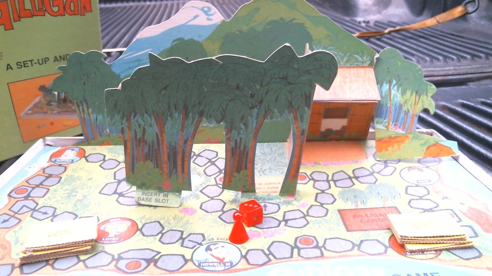 Milton Bradley Gilligan Island Board Game Filmation 1974