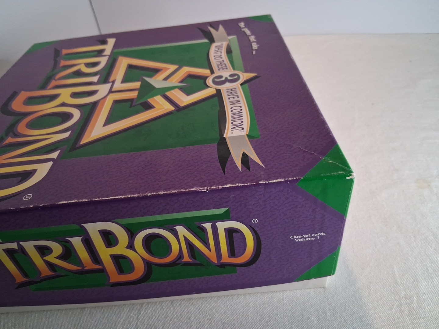 1992 TriBond Family Fun Board Game COMPLETE For Clever Minds VGT Ages 12 and up