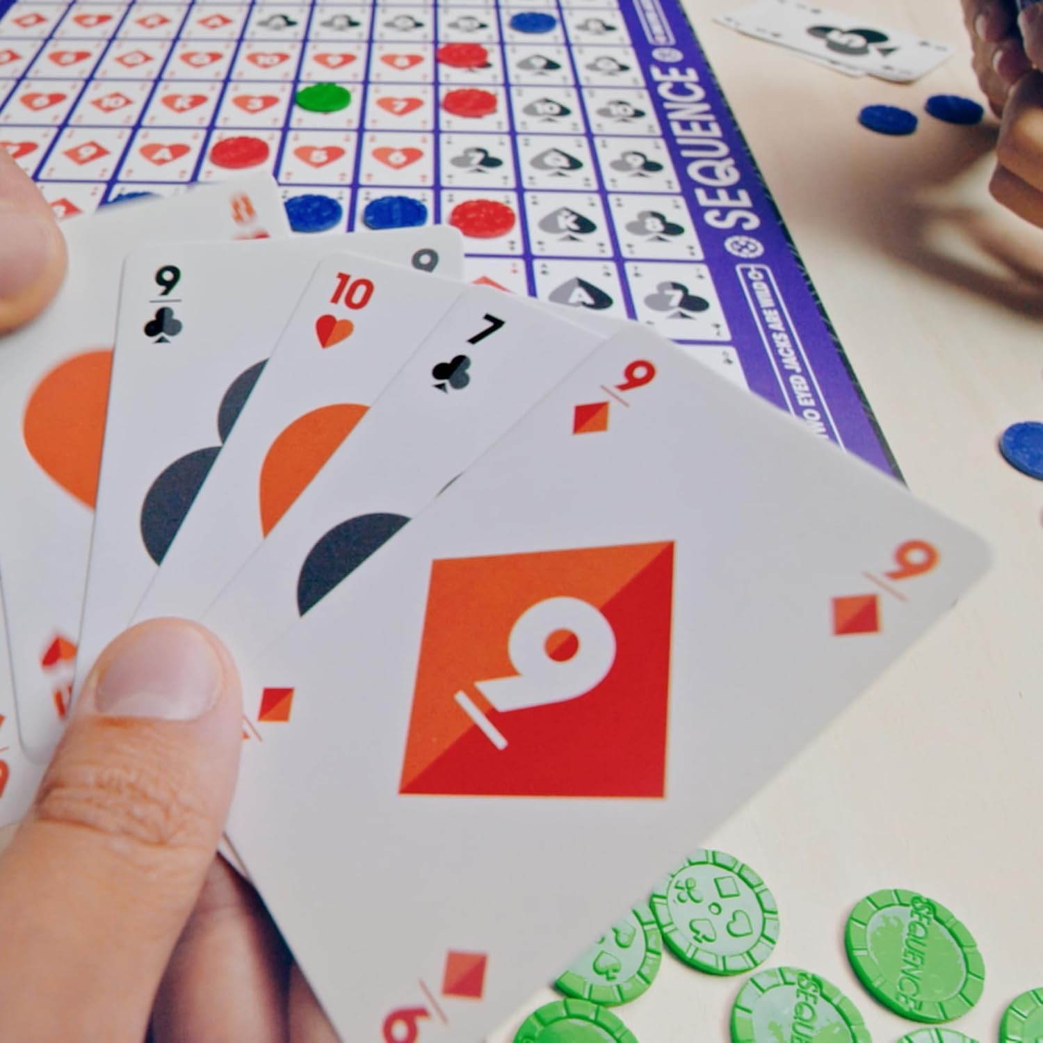 SEQUENCE Game for Kids and Families, No Batteries Required, Fun for All Ages