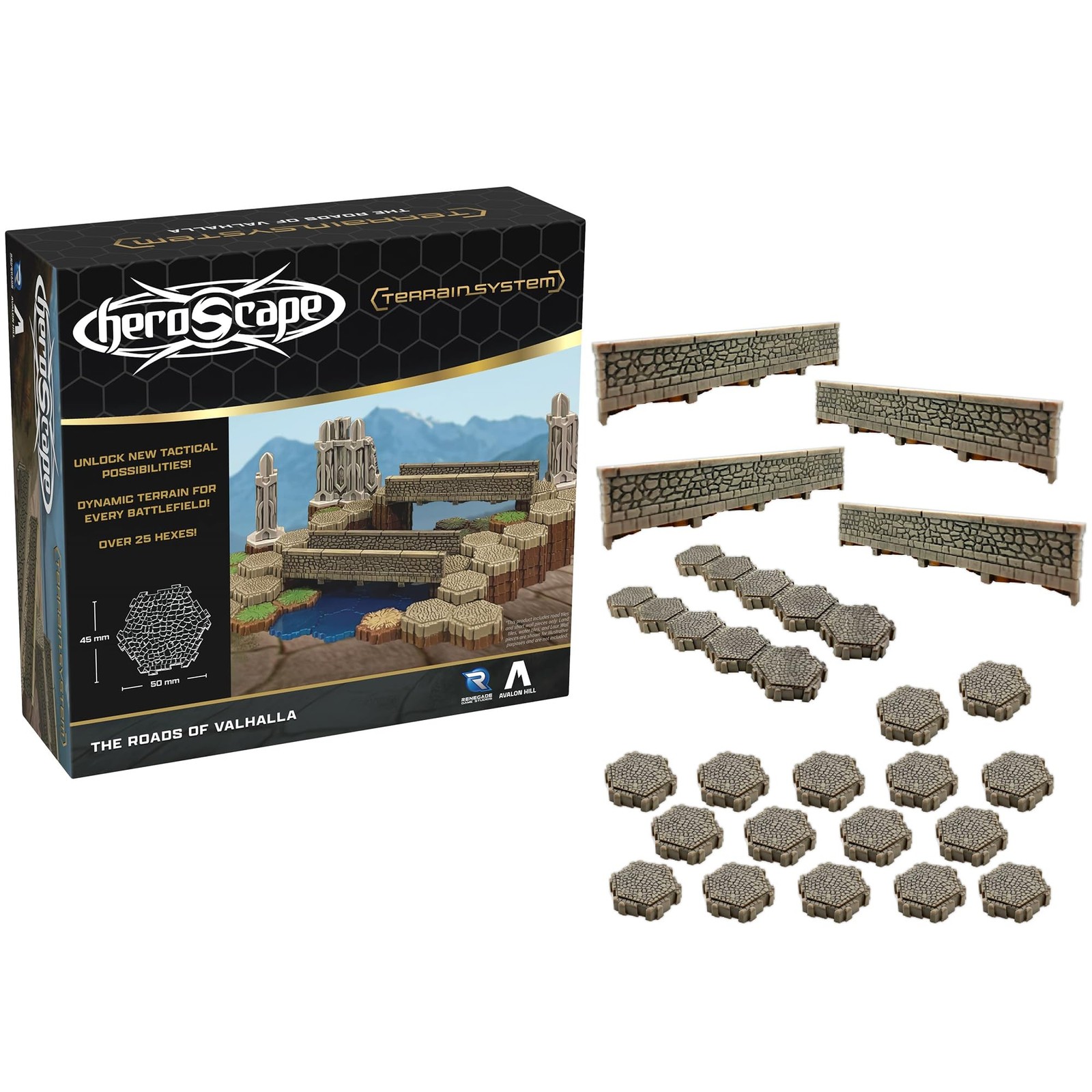 Heroscape Roads of Valhalla Terrain Expansion Add-on for Board Game