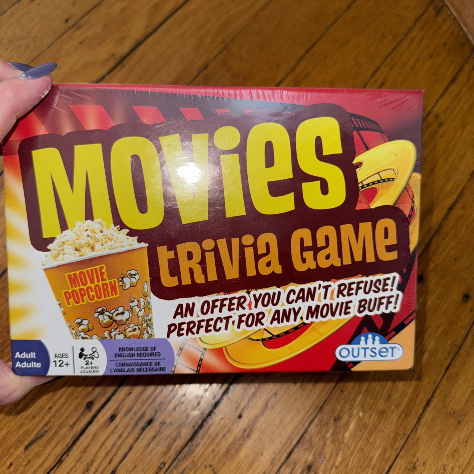 Movies Trivia Game by Outset – New Sealed – 12+