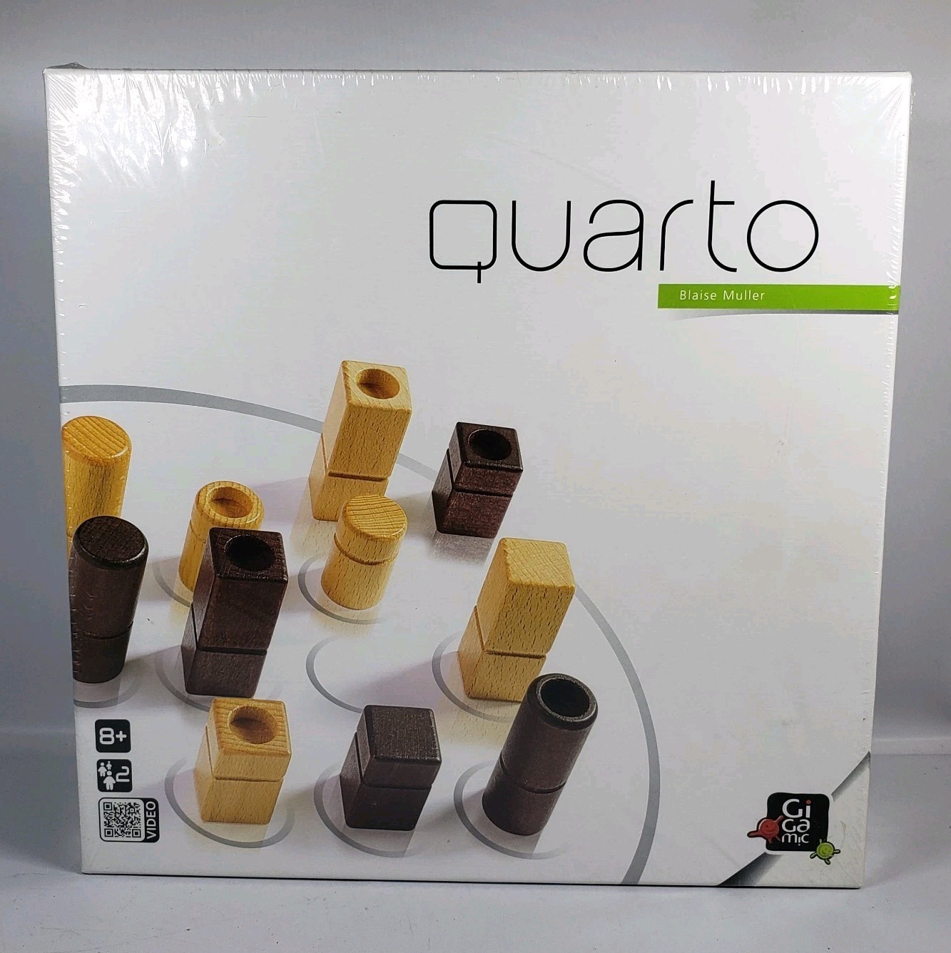 New Quarto Two-Player Abstract Strategy Board Game Blaise Muller GiGamic Sealed