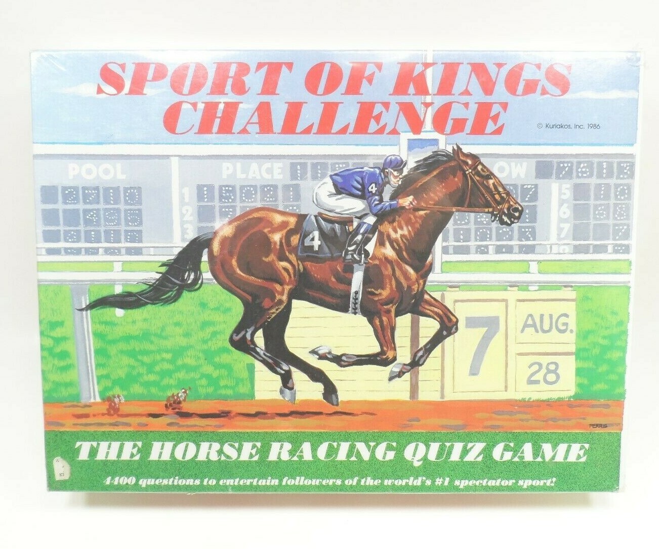 Sport of Kings Challenge Horse Racing Quiz Board Game FACTORY SEALED BOX