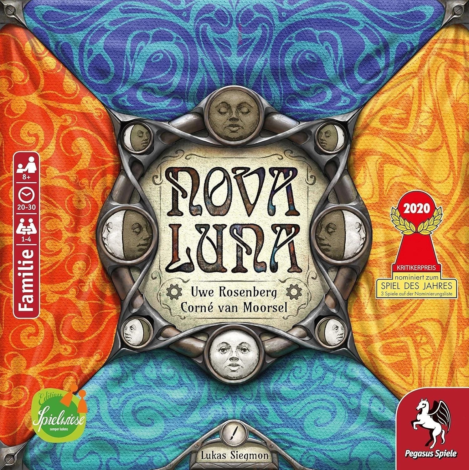Nova Luna Board Game – Family-Friendly Strategy Game-~