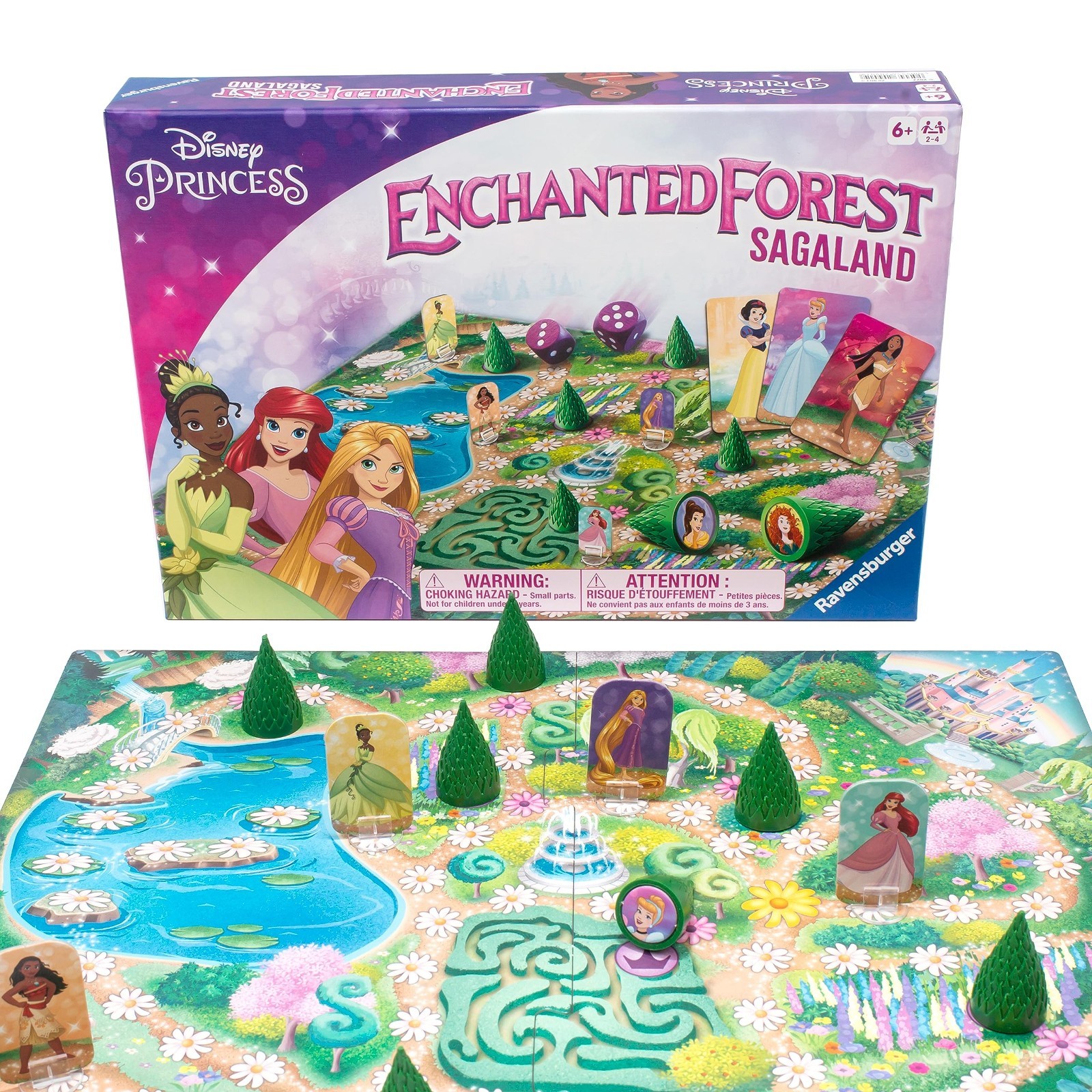 Magical Disney Princess Enchanted Forest Memory Game for Ages 6+ – Fun Family Ga