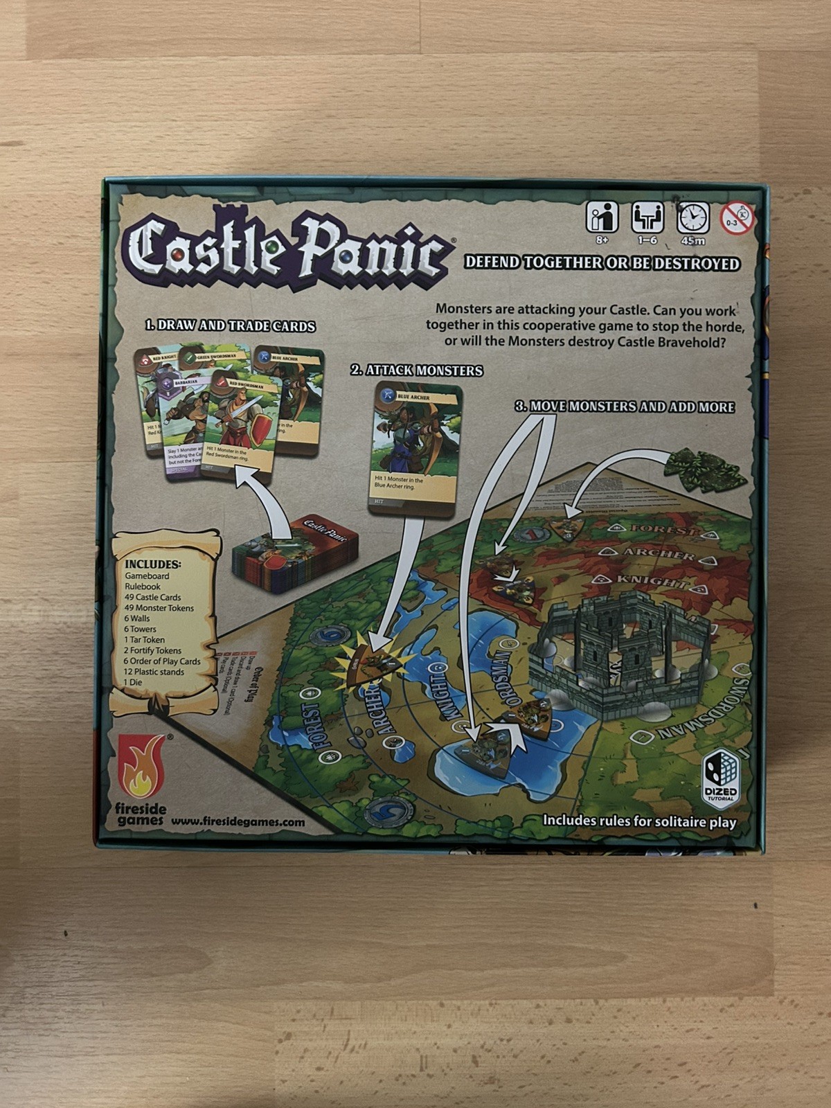 NEW Castle Panic Tower Defense Board Game Fireside Games