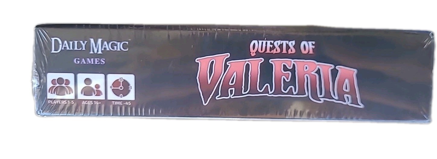 NEW Quests of Valeria Kickstarter Edition Board Card Game 2016 Daily Magic Games
