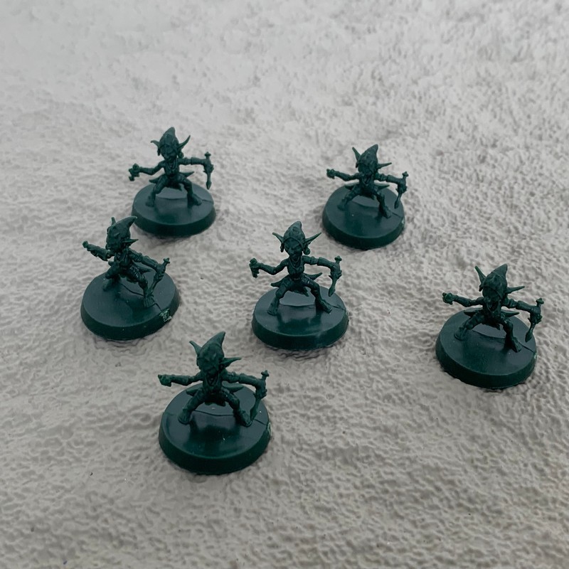 18pcs Goblins Warriors Female Goblins Miniatures Heroquest Board Game Minis DND