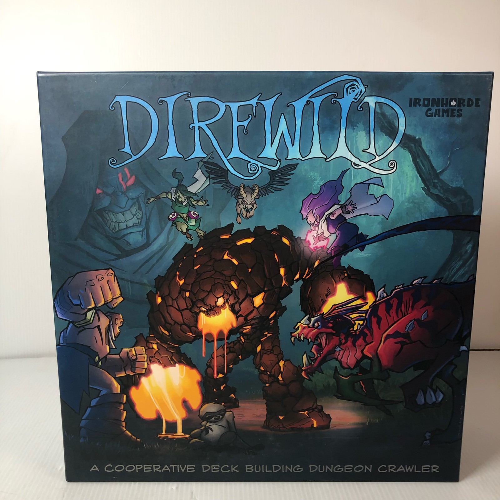 Direwild Cooperative Deck Building Dungeon Crawler Board Game Ironhorde Games
