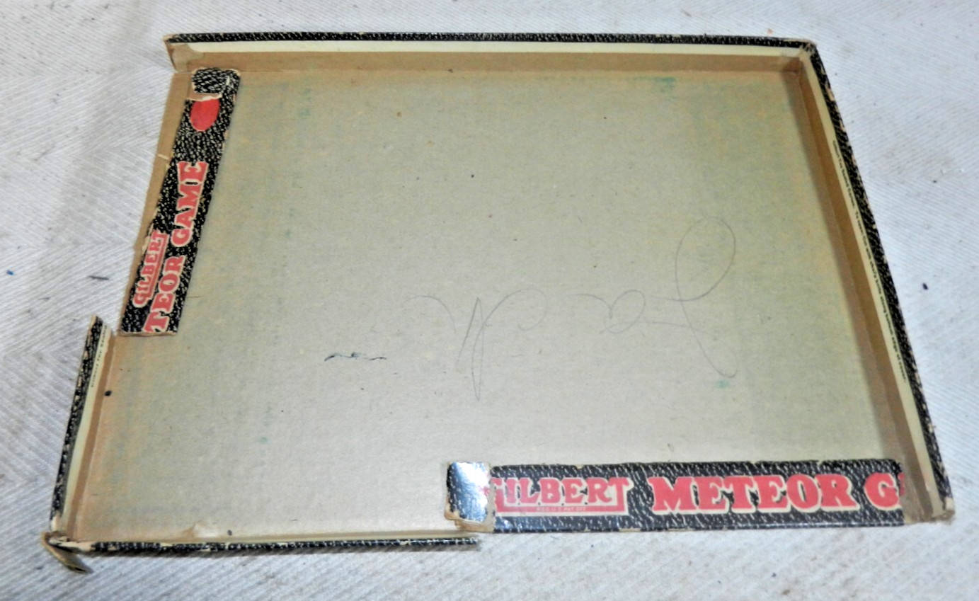 A. C. Gilbert “Meteor” Game Vintage 1900s – Incomplete and Damaged Box