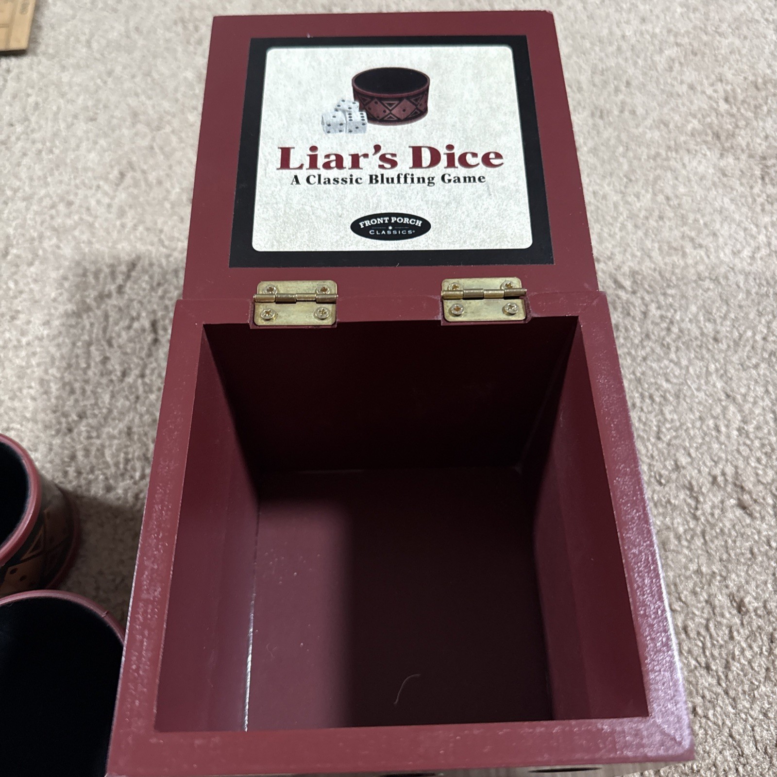 Front Porch Classic Liar’s Dice A Classic Bluffing Game