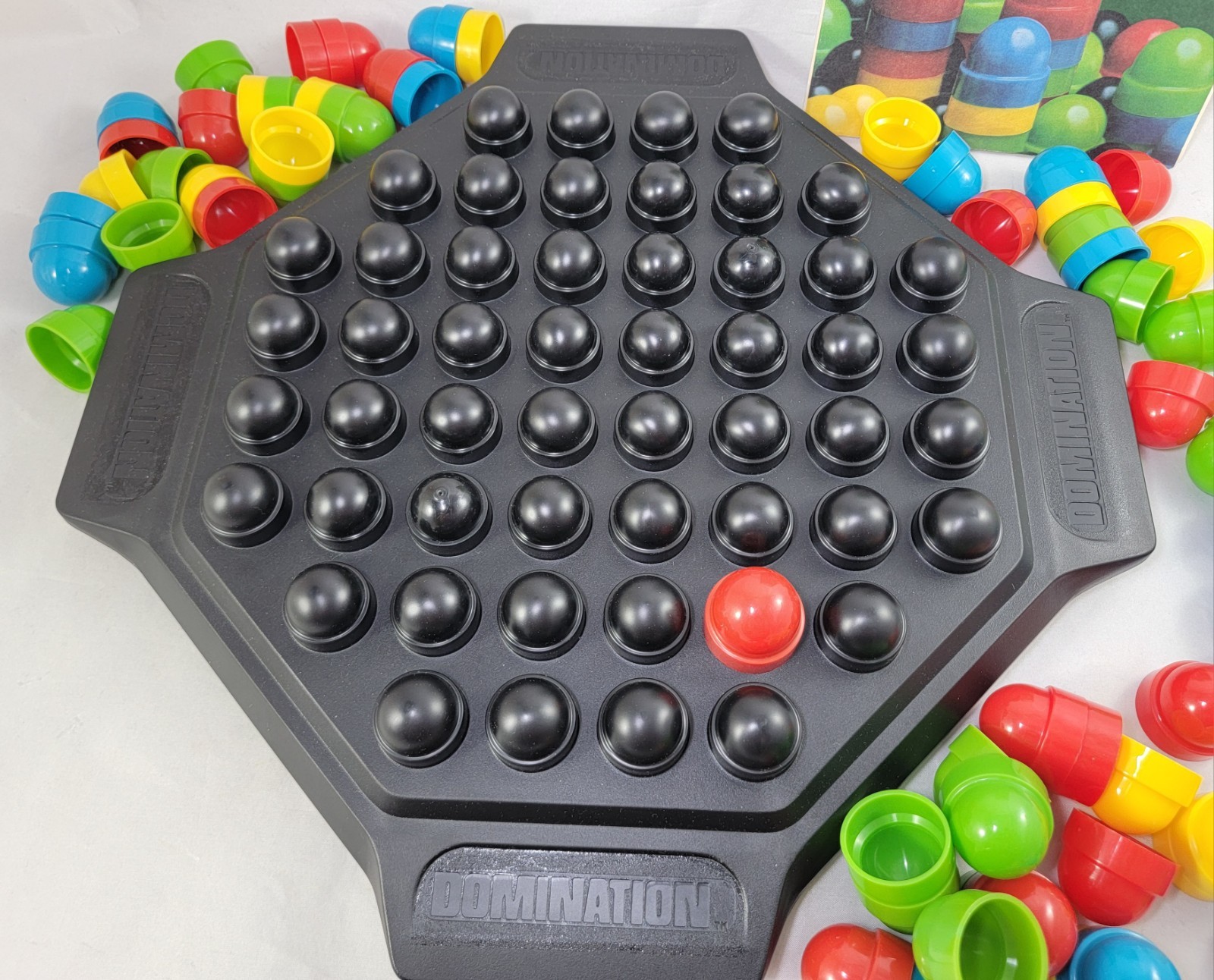 Vintage 1982 Milton Bradley Domination Strategy Board COMPLETE Game No Box
