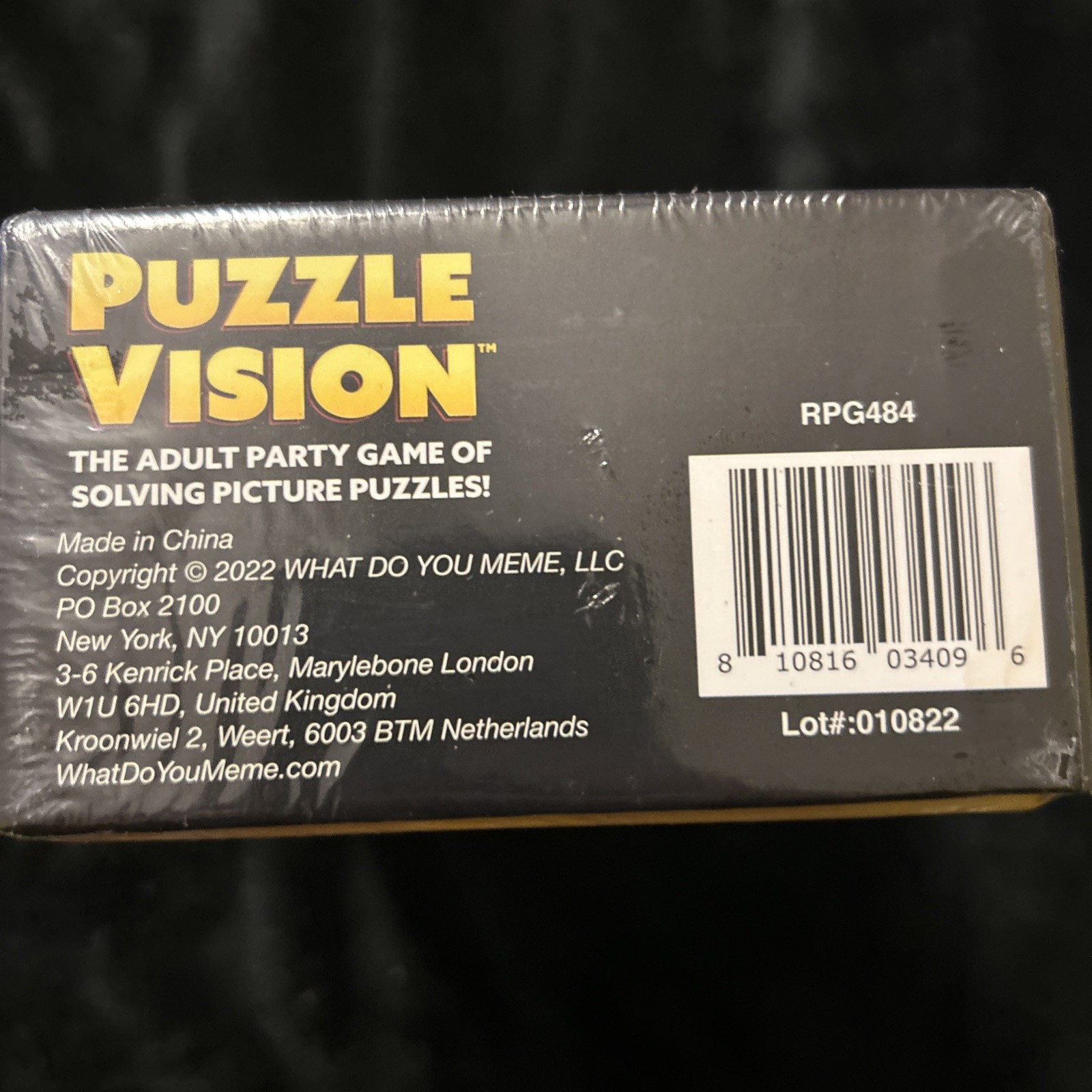 Puzzle Vision – The Picture Puzzle Guess The Phrase Party Game NIB – NEW